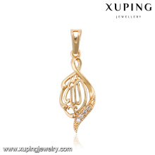 32771-Xuping falso colgante de cristal de mujer moderno